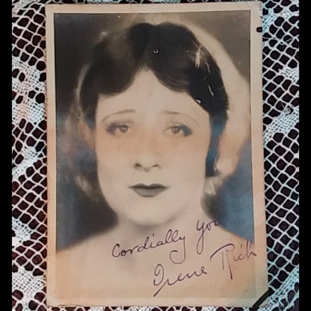 Autographed Photo of Irene Rich